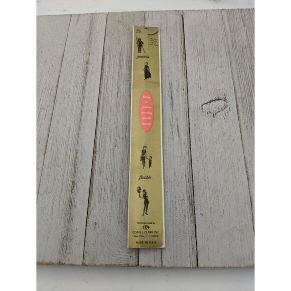 Vintage J&P Coats Neck Opening Metal Zipper 18" Temple Gold 83-B - Picture 4 of 4